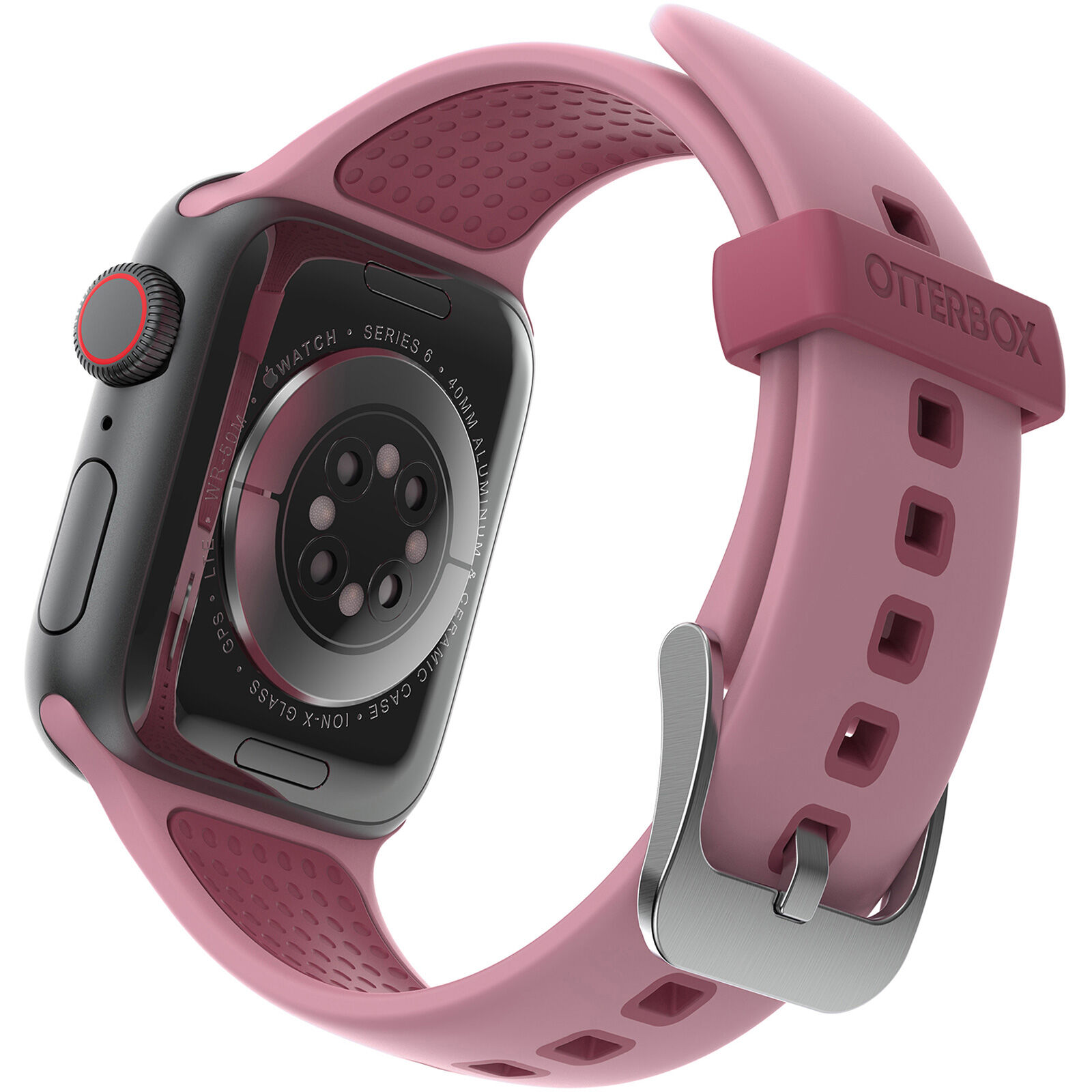 Pink apple watch hot sale band