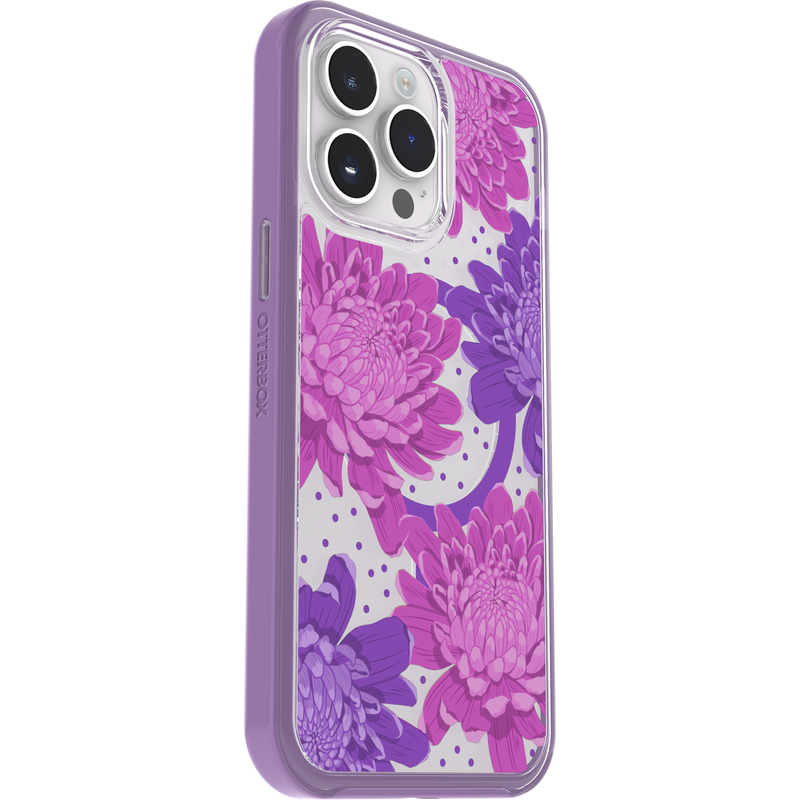 product image 3 - iPhone 14 Pro Max Hoesje Symmetry Series Clear voor MagSafe Fluttering Flora