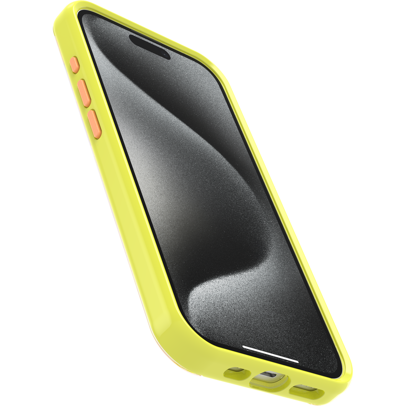 product image 4 - iPhone 15 Pro Hoesje Symmetry Series Clear voor MagSafe Fluttering Flora