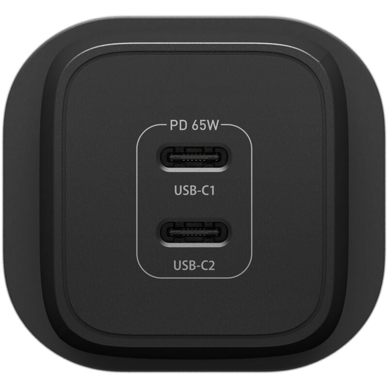 product image 3 - USB-C Dual Port 65 W Väggladdare Snabbladdning | Standard