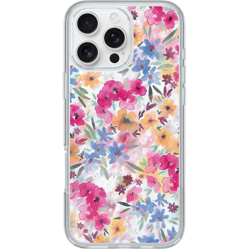 product image 1 - Coque iPhone 16 Pro Max Symmetry Series Clear pour MagSafe Confetti of Blossoms
