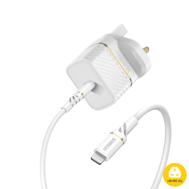 product image 1 - Lightning naar USB-C 20W:  Wandlader + Kabel Fast Charge | Superieure Kit