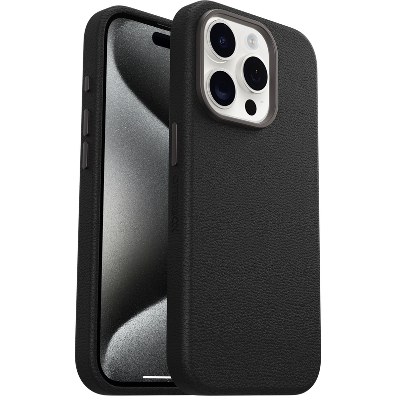 product image 1 - iPhone 15 Pro Hoesje Symmetry Series Cactus Leather voor MagSafe