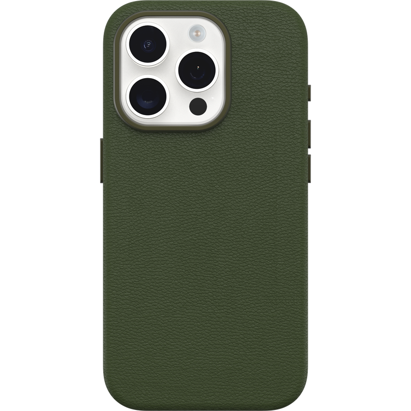 product image 2 - iPhone 15 Pro Hoesje Symmetry Series Cactus Leather voor MagSafe