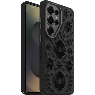 Galaxy S26 Ultra Hoesje | Symmetry Series Cactus Leather Embroidery