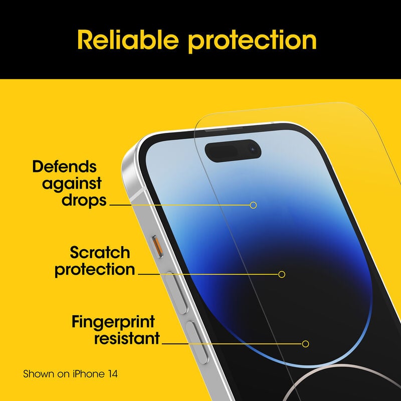product image 4 - iPhone 15 Screenprotector OtterBox Glass