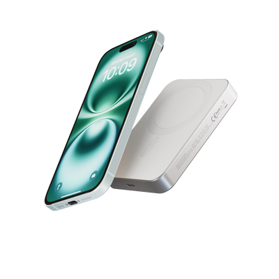 Zens Qi2 Batterie Externe | Slim Aluminium Powerbank Qi2 10k mAh