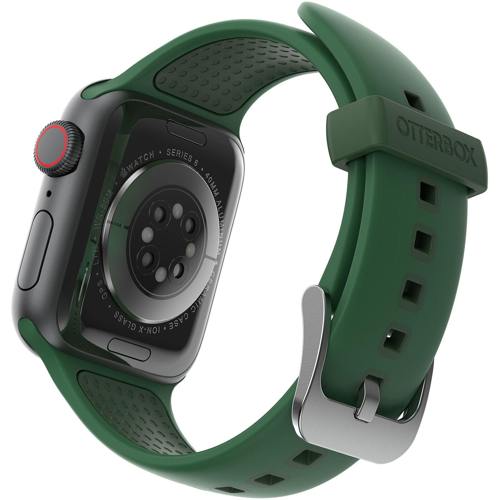 Green apple watch band 44mm best sale