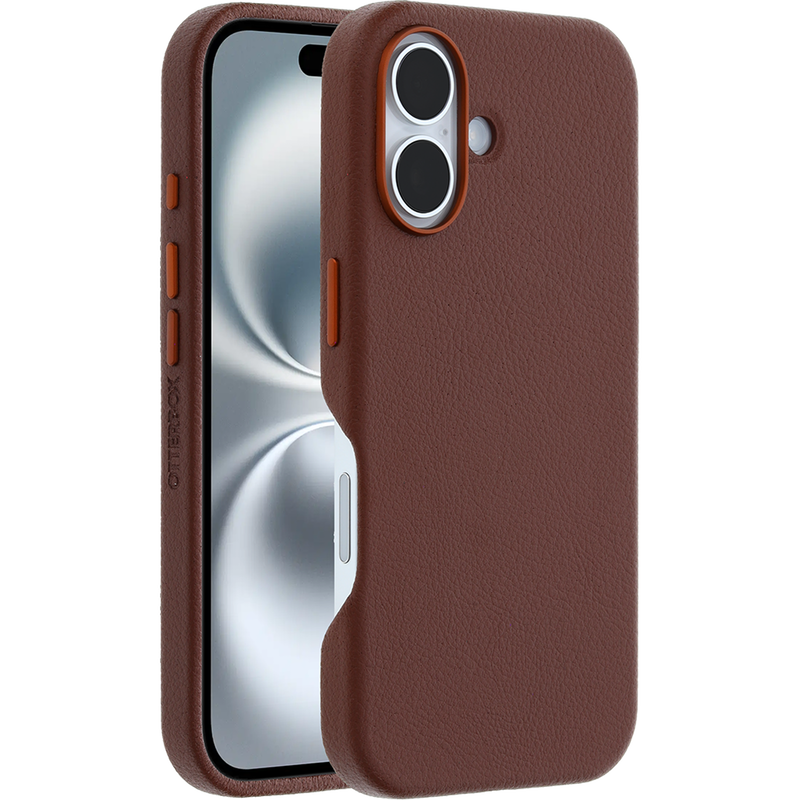 product image 1 - iPhone 16 Hoesje Symmetry Series Cactus Leather voor MagSafe