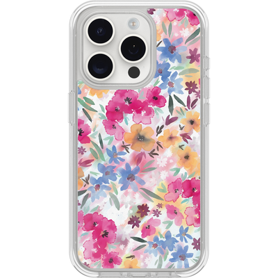 Coque iPhone 15 Pro Max | Symmetry Series Clear pour MagSafe Confetti of Blossoms