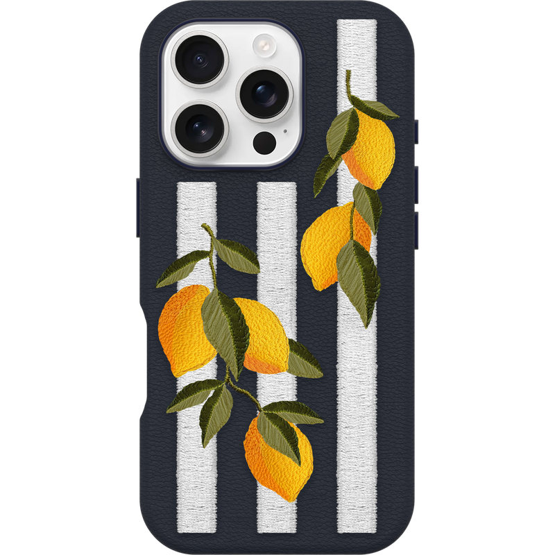 product image 2 - iPhone 16 Pro Hülle Symmetry Series Cactus Leather Embroidery