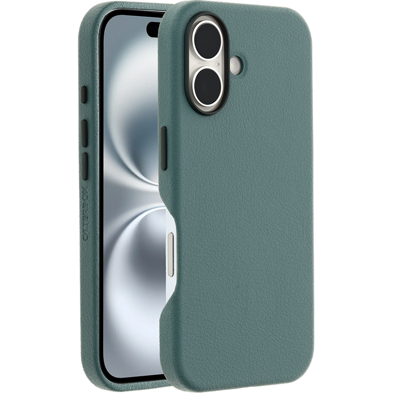 product image 1 - iPhone 16 Hoesje Symmetry Series Cactus Leather voor MagSafe
