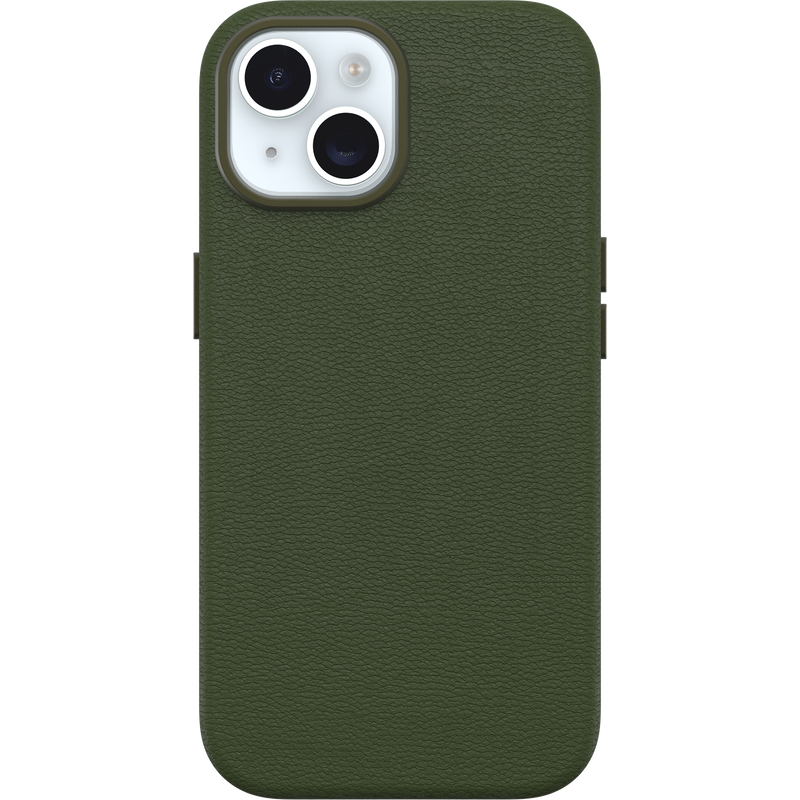 product image 2 - iPhone 15 Hoesje Symmetry Series Cactus Leather voor MagSafe