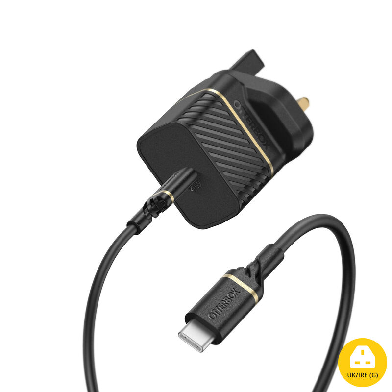 product image 1 - USB-C auf USB-C 20W Wandladegerät + kabel Premium-Fast Charge Kit