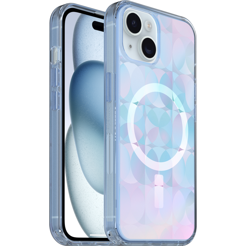 product image 1 - Coque iPhone 16e et iPhone 15/14/13 Symmetry Series Clear pour MagSafe