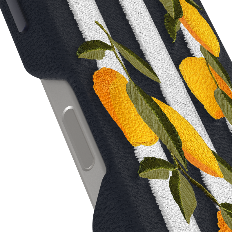 product image 3 - iPhone 16 Hoesje Symmetry Series Cactus Leather Embroidery