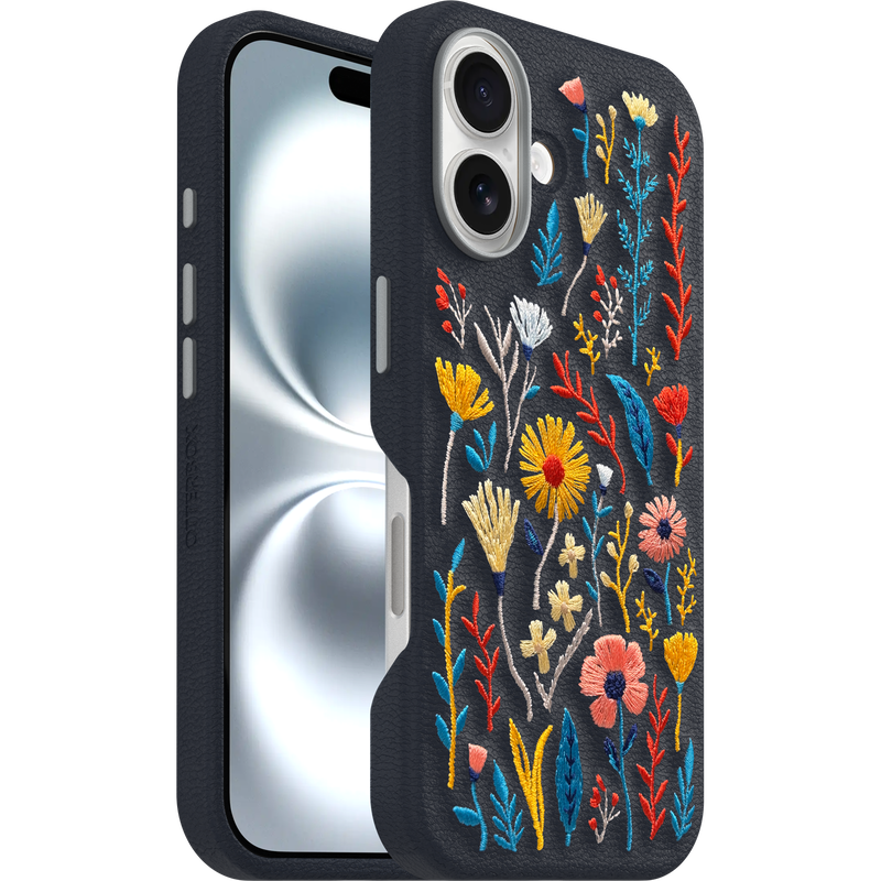 product image 1 - Coque iPhone 16 Symmetry Series Cactus Leather Embroidery