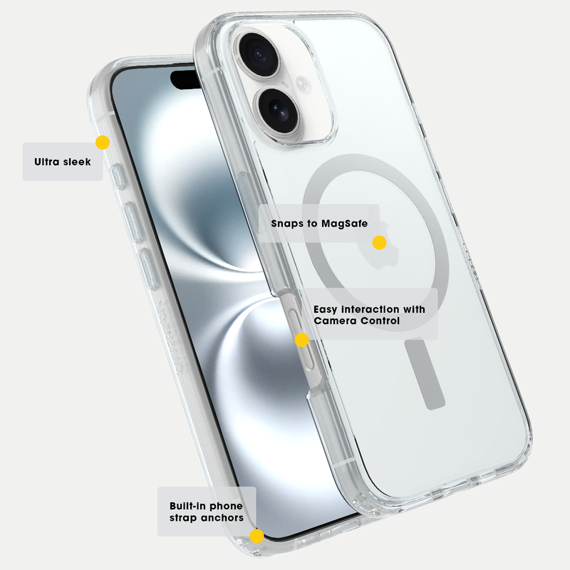 product image 5 - Coque iPhone 16 Pro Symmetry Series Clear pour MagSafe