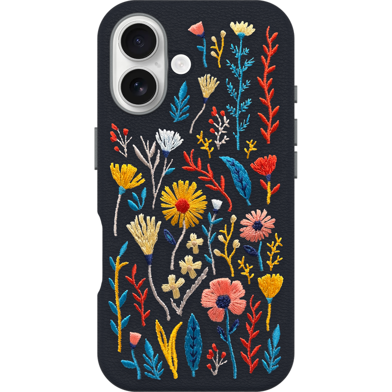 product image 2 - Coque iPhone 16 Symmetry Series Cactus Leather Embroidery