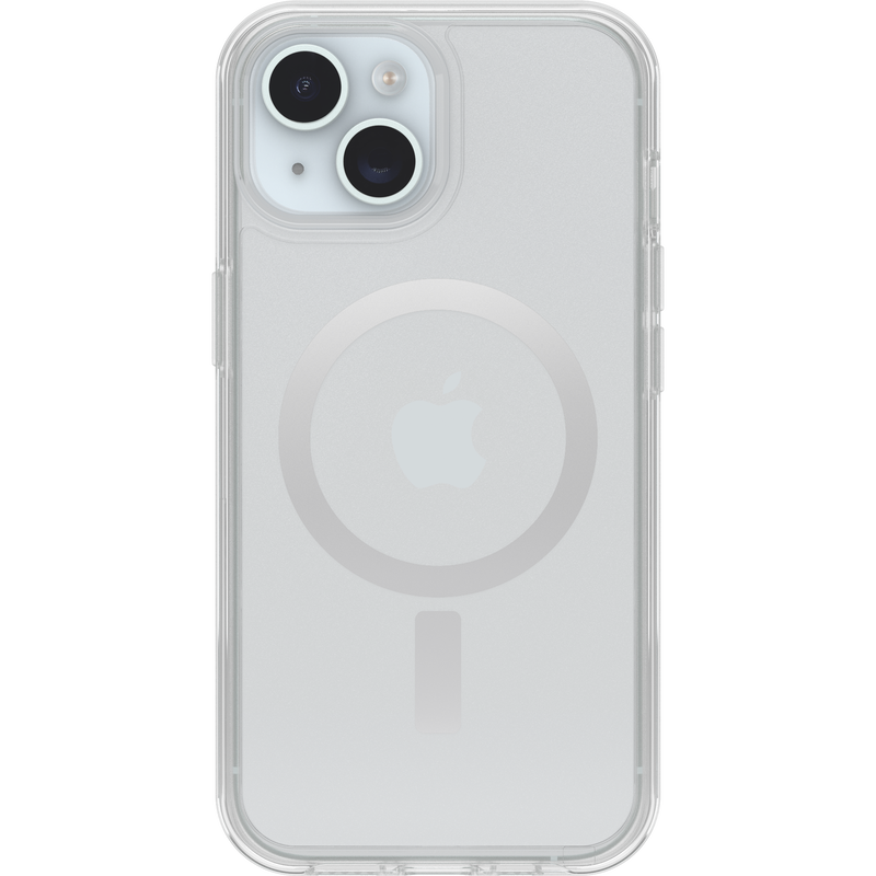 product image 2 - iPhone 16e en iPhone 15/14/13 Hoesje Symmetry Series Clear voor MagSafe