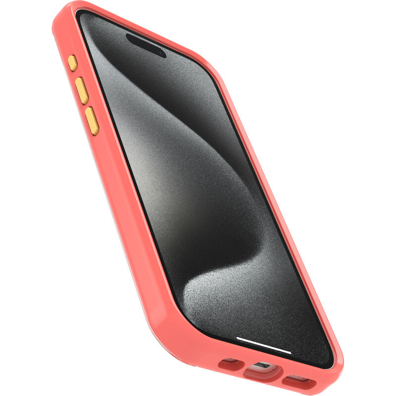 product image 4 - iPhone 15 Pro Hoesje Symmetry Series Clear voor MagSafe Fluttering Flora