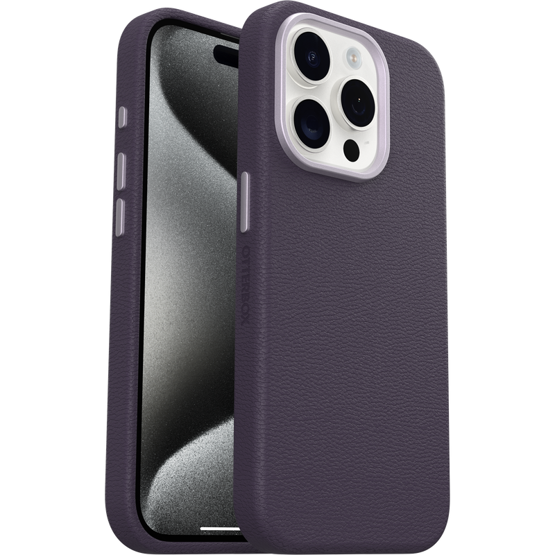 product image 1 - iPhone 15 Pro Hoesje Symmetry Series Cactus Leather voor MagSafe