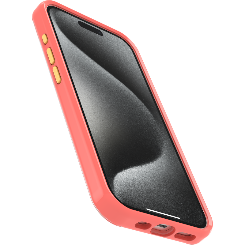 product image 4 - iPhone 15 Pro Hoesje Symmetry Series Clear voor MagSafe Fluttering Flora