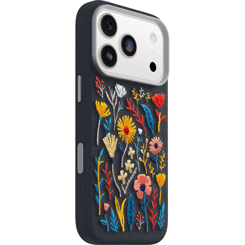 product image 2 - iPhone 17 Pro Hoesje Symmetry Series Cactus Leather Embroidery