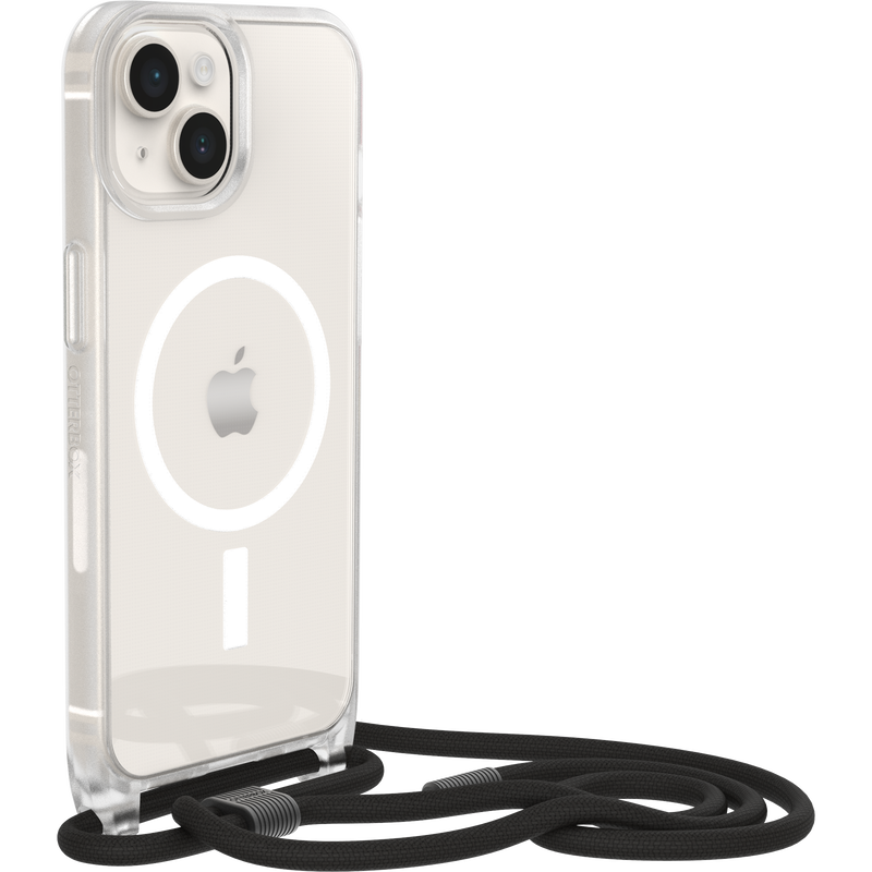 product image 3 - iPhone 16e en iPhone 14 Hoesje met Koord React Series Necklace MagSafe