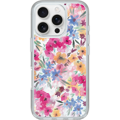 iPhone 16 Pro Hülle | Symmetry Series Clear für MagSafe Confetti of Blossoms