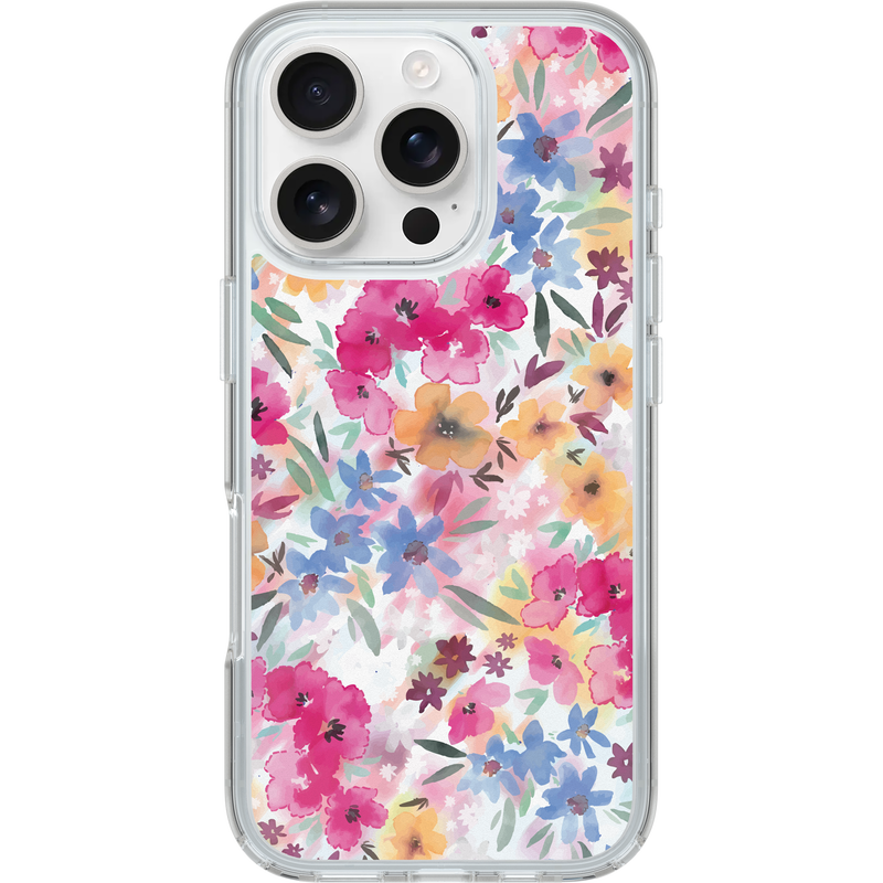 product image 1 - iPhone 16 Pro Hülle Symmetry Series Clear für MagSafe Confetti of Blossoms