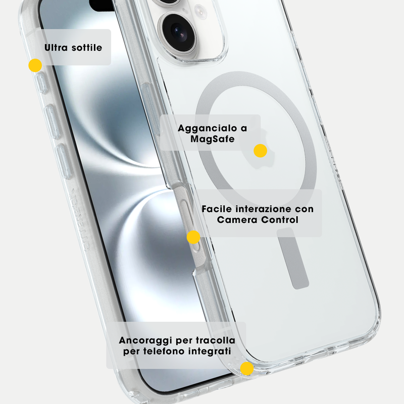 product image 4 - iPhone 16 Plus Custodia Symmetry Series per MagSafe