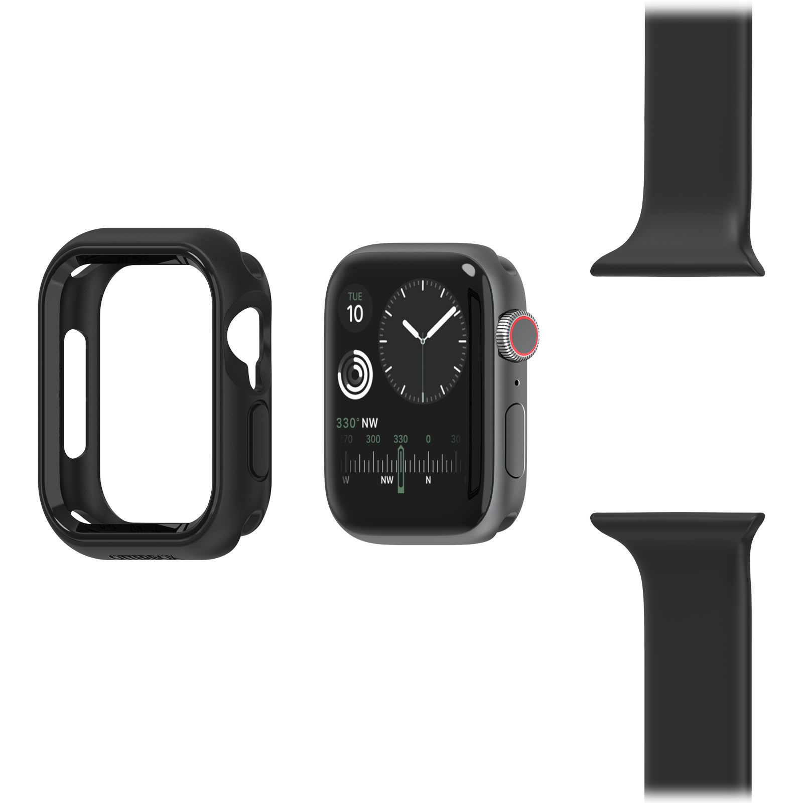Apple Watch Series 6 SE 4 5 beschermende hoesje OtterBox EXO EDGE hoesje